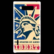 Coque LG Optimus L7 Timbre USA