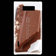 Coque LG Optimus L7 Chocolat aux amandes et noisettes