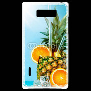 Coque LG Optimus L7 Cocktail d'ananas