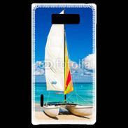 Coque LG Optimus L7 Bateau plage de Cuba