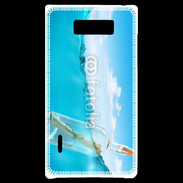 Coque LG Optimus L7 Bouteille à la mer