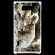 Coque LG Optimus L7 Ours blanc en colère