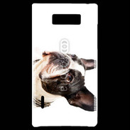 Coque LG Optimus L7 Bulldog français 1