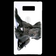 Coque LG Optimus L7 Dogue allemand noir