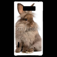 Coque LG Optimus L7 Lapin marron