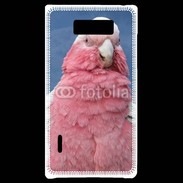 Coque LG Optimus L7 Perroquet rose