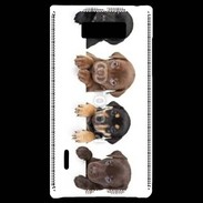 Coque LG Optimus L7 Alignement de petits chiens