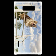 Coque LG Optimus L7 Agility saut d'obstacle