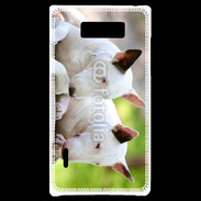 Coque LG Optimus L7 Chien Bull terrier anglais 1
