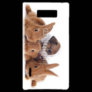 Coque LG Optimus L7 Gardien de lapins