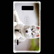 Coque LG Optimus L7 Chien Husky de Sibérie 2