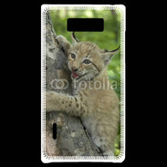 Coque LG Optimus L7 Bébé Lynx