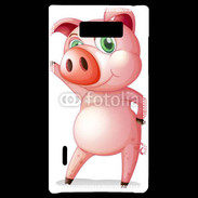 Coque LG Optimus L7 Humour de cochon