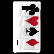 Coque LG Optimus L7 Carte de poker 2