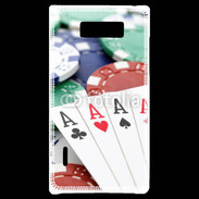 Coque LG Optimus L7 Passion du poker