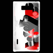 Coque LG Optimus L7 Symbole de cartes