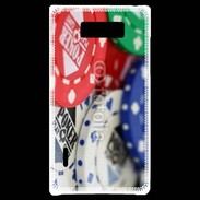 Coque LG Optimus L7 Jetons de poker en vrac 1