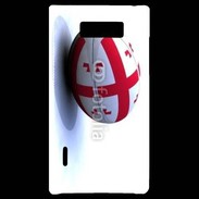 Coque LG Optimus L7 Ballon de rugby Georgie