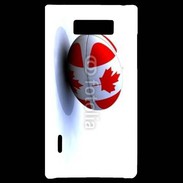 Coque LG Optimus L7 Ballon de rugby Canada