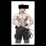 Coque LG Optimus L7 Pompier sexy