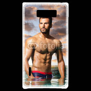 Coque LG Optimus L7 Brun ténébreux 1
