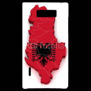 Coque LG Optimus L7 drapeau Albanie