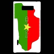 Coque LG Optimus L7 drapeau Burkina Fasso