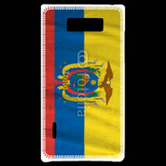 Coque LG Optimus L7 drapeau Equateur