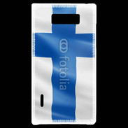 Coque LG Optimus L7 Drapeau Finlande