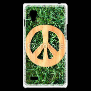 Coque LG Optimus L9 Paix et herbe