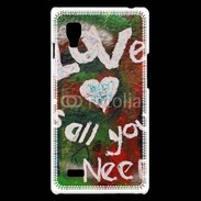 Coque LG Optimus L9 Love is all you need