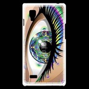 Coque LG Optimus L9 Œil hippie