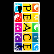 Coque LG Optimus L9 Paix dans toutes les religions