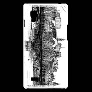 Coque LG Optimus L9 Pont des arts à Paris en dessin