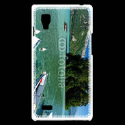Coque LG Optimus L9 Barques sur le lac d'Annecy