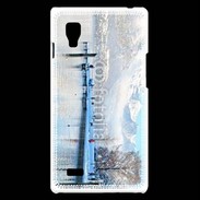 Coque LG Optimus L9 Le Lac d'Annecy en hvier