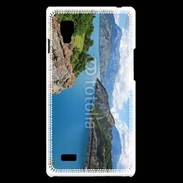 Coque LG Optimus L9 Lac de Serre Ponçon