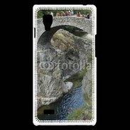Coque LG Optimus L9 Pont médiéval sur l'Ardèche