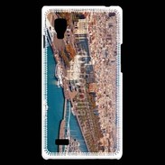 Coque LG Optimus L9 Port de Barcelone