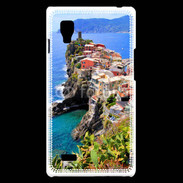 Coque LG Optimus L9 Village de Vernazza en Italie