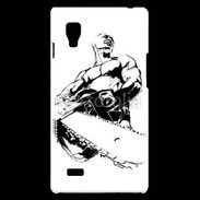 Coque LG Optimus L9 Bûcheron 