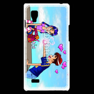 Coque LG Optimus L9 Garçon romantique