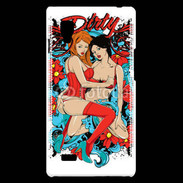 Coque LG Optimus L9 Couple de femme