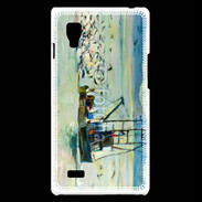Coque LG Optimus L9 Peinture bateau de pêche