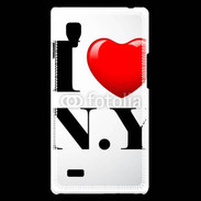 Coque LG Optimus L9 I love New York