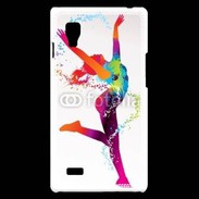 Coque LG Optimus L9 Danseuse en couleur