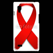 Coque LG Optimus L9 Ruban contre le sida