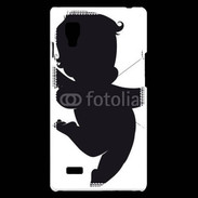Coque LG Optimus L9 Silhouette Cupidon