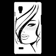 Coque LG Optimus L9 Coiffure