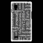 Coque LG Optimus L9 Mariage gay 2